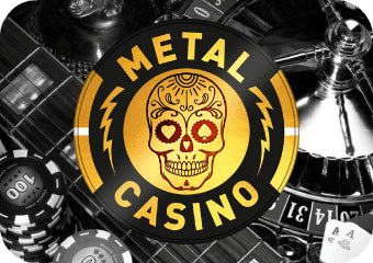 metal casino logo