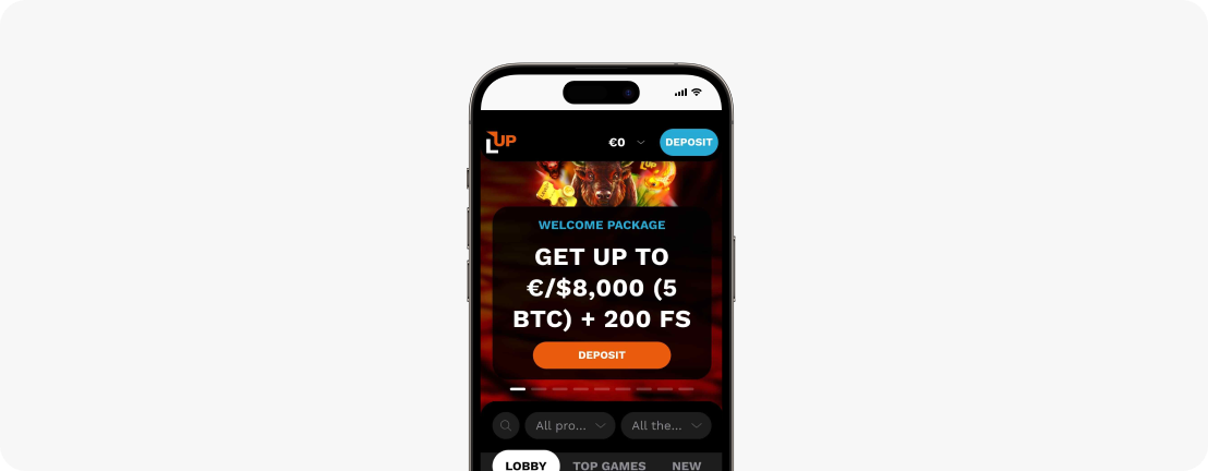 Level Up Casino Mobile App