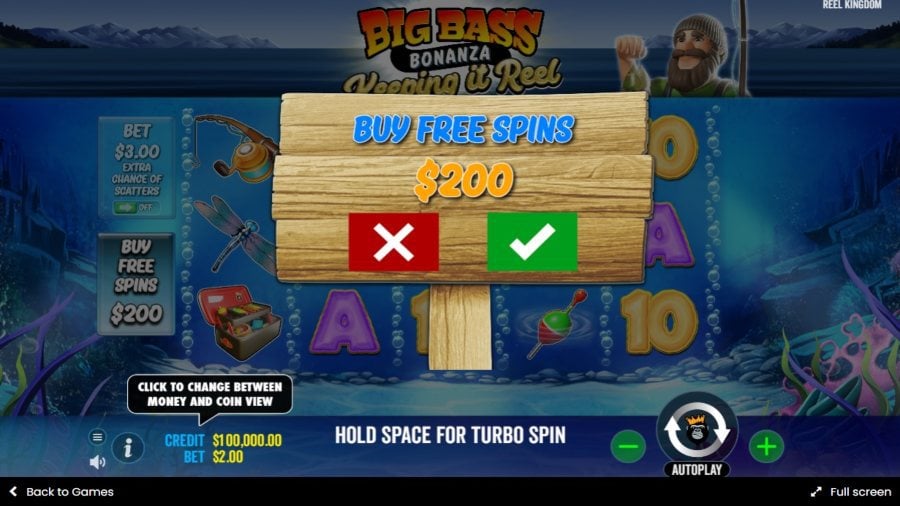 Big Bass Bonanza Keeping It Reel Bonus Buy