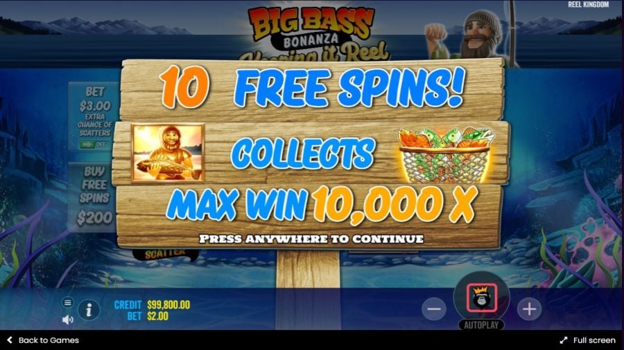 Big Bass Bonanza Keeping It Reel Free Spins