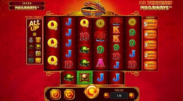 A screenshot from SG Gaming&rsquo;s 88 Fortunes Megaways&trade;.