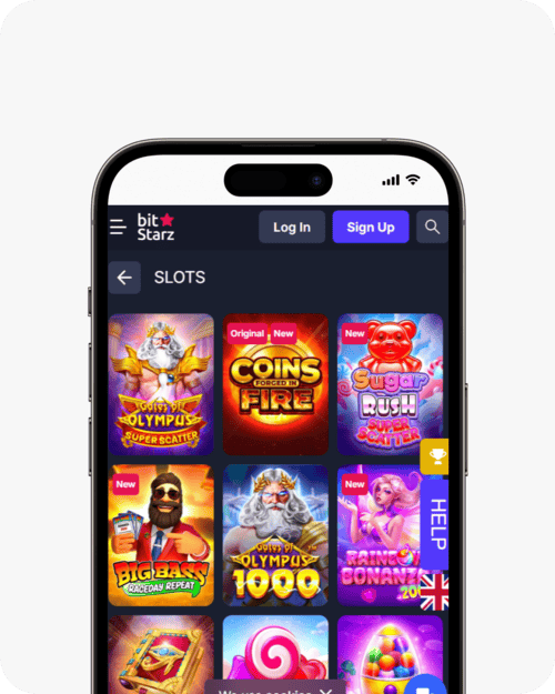 screenshot of bitstarz casino slots