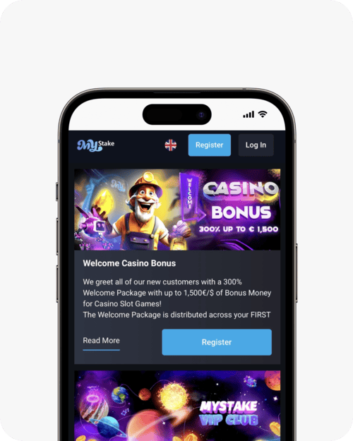 screenshot of mystake promotions page