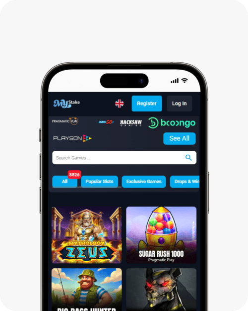 screenshot of mystake casino