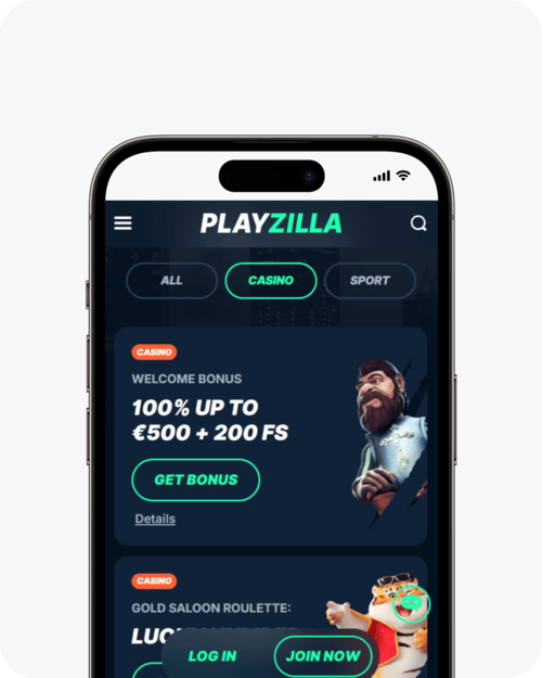 screenshot of playzilla ongoing promotions