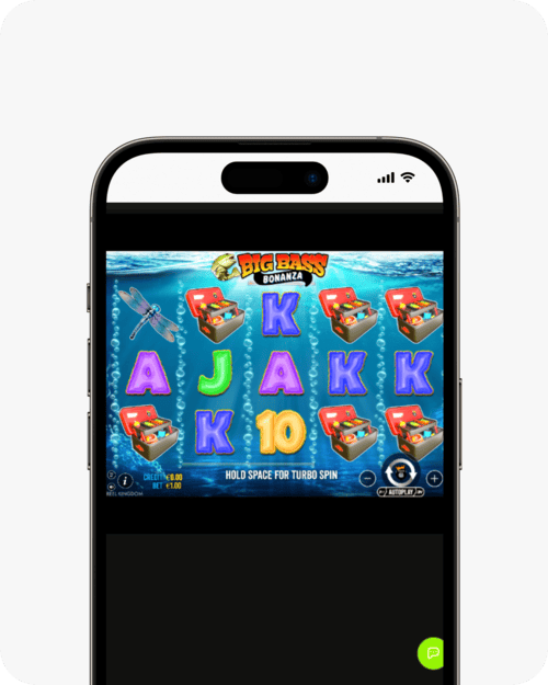 screenshot of velobet big bass bonanza slot