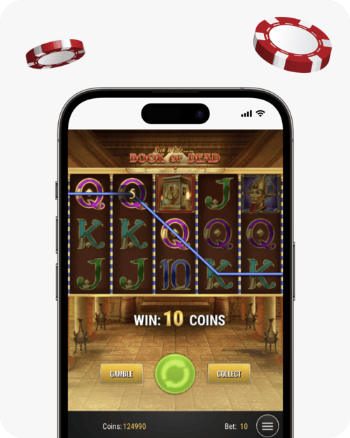 screenshot of book of dead slot