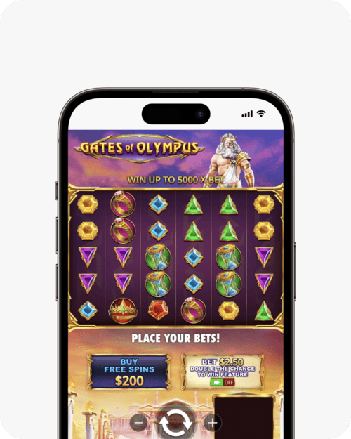 screenshot of gates of olympus slot