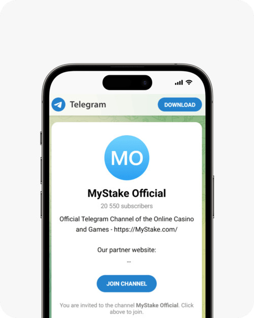 screenshot of mystake telegram channel