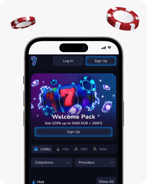 screenshot of 7bit casino