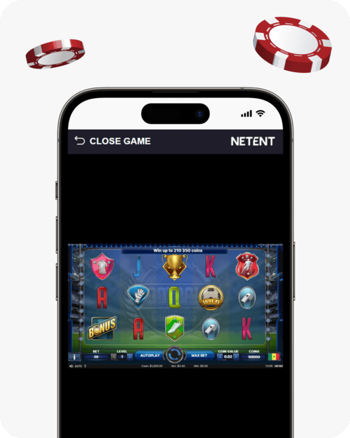 screenshot of football champions cup slot