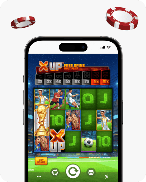 screenshot of football finals x up slot