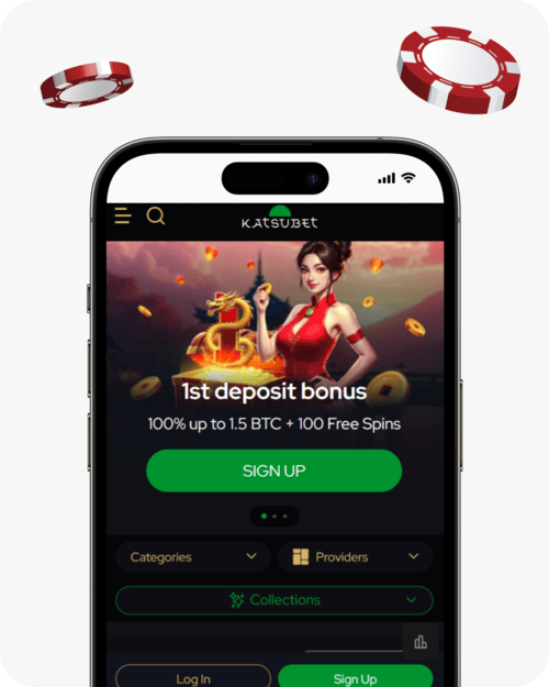 screenshot of katsubet casino welcome offer