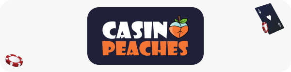 casino peaches logo banner
